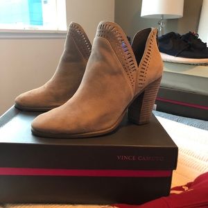 Vince Camuto Taupe booties